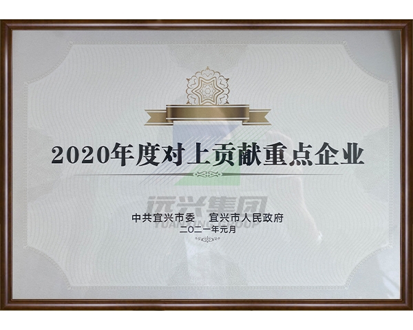 2020年度对上贡献重点企业